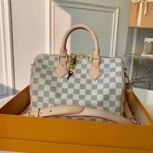 Louis Vuitton Speedy 25 Damier Azur